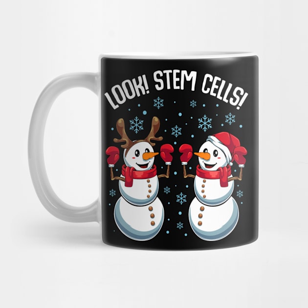 Snowman - Look! Stem Cells! Funny Science Xmas by Lumio Gifts